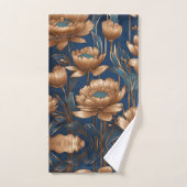 Golden Flowers Bad Handdoek (Handdoek)