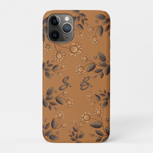 Golden Flowers Case-Mate iPhone Case (Achterkant)