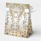 Golden  Flowers Favoriete Box Bedankdoosjes (Achterkant)