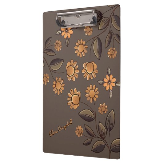 Golden Flowers Klembord (Links)