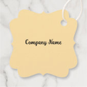 Golden Flowers Thank you! Bedankjes Labels (Achterkant)