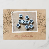 Golden Foil Bonne carte de voeux pour la fête des (Recto)