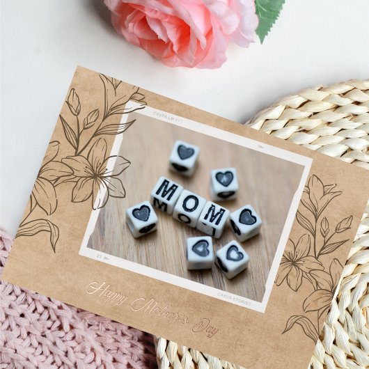 Golden Foil Bonne carte de voeux pour la fête des