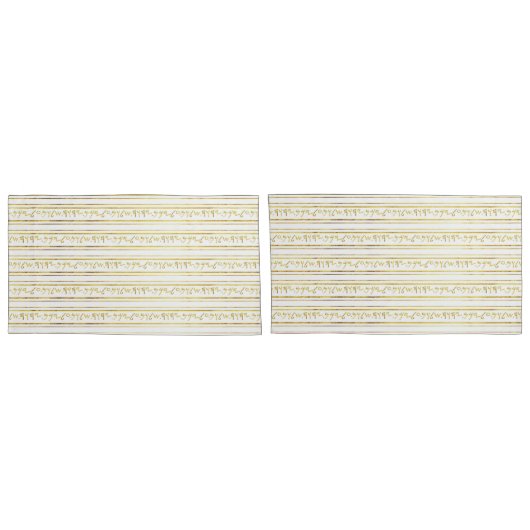 Golden Folie Ancient Gezegde Paleo Hebrew Kussensloop (Achterkant-Set)