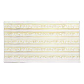 Golden Folie Ancient Gezegde Paleo Hebrew Kussensloop (Achterkant-Links)