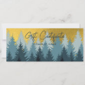 Golden Forest Business Cadeaubon (Achterkant)