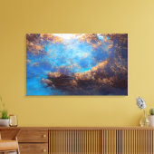 Golden Forest Canvas Afdruk (Insitu (Woonkamer))