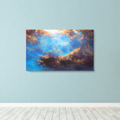 Golden Forest Canvas Afdruk (Insitu (Houten vloer))