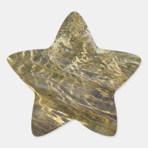 Golden Fountain Water Ster Sticker