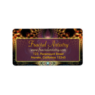 Golden Fractal Artistry Etiket