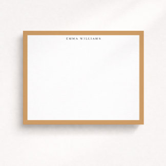 Golden Frame Note Card Kaart