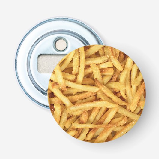 Golden French Fries Button Flesopener (Voorkant)