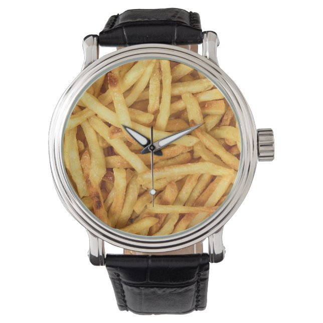 Golden French Fries Horloge (Voorkant)