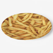 Golden French Fries Papieren Bordje (Gekanteld)