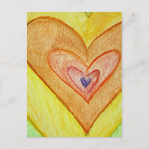 Golden Friendship Hearts Briefkaarten of kaarten