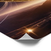 Golden Galaxy Zodiac Mandala | Poster de luxe (Coin)