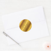 Golden Ganesha Ronde Sticker (Envelop)