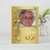 Golden Garden 85e invitation de fête d'anniversair (Debout devant)