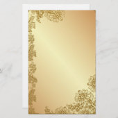 Golden Garden Briefpapier (Voorkant / Achterkant)