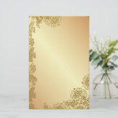 Golden Garden Briefpapier (Staand voorkant)