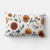 Golden Garden Dahlia Pillow Kussen (Achterkant)