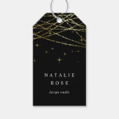 Golden Garland Business Cadeaulabel (Voorkant)