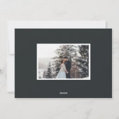 Golden Garland | Carte photo de vacances (Dos)