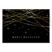 Golden Garland Merci Cartes (Devant Horizontal)