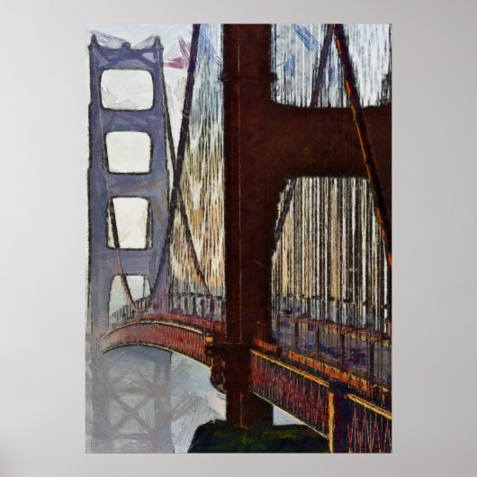 Golden Gate Bridge - 20x28 Poster (Voorkant)