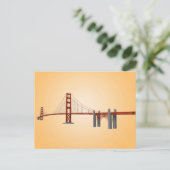Golden Gate Bridge: 3D-model: Briefkaart (Staand voorkant)
