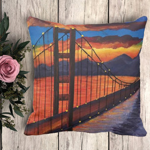 Golden Gate Bridge Acrylverf Sierkussen