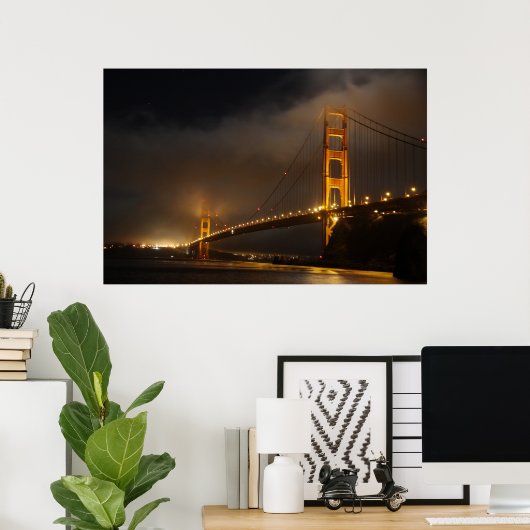 Golden Gate Bridge, affiche (Bureau à domicile)