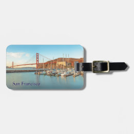 Golden Gate Bridge bij Marina in de ochtend Bagagelabel