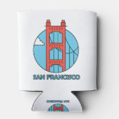 Golden Gate Bridge Blikjeskoeler (Achterkant)