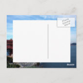Golden Gate Bridge Briefkaart (Achterkant)