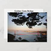 Golden Gate Bridge Briefkaart (Voorkant / Achterkant)