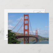 Golden Gate Bridge Briefkaart (Voorkant / Achterkant)