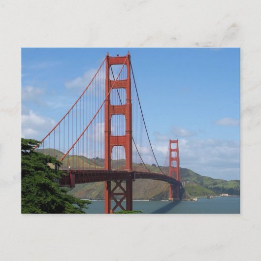 Golden Gate Bridge Briefkaart (Voorkant)