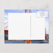 Golden Gate Bridge Briefkaart (Achterkant)