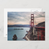 Golden Gate Bridge Briefkaart (Voorkant / Achterkant)
