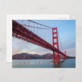 Golden Gate Bridge Briefkaart (Voorkant / Achterkant)