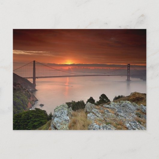 Golden gate bridge briefkaart (Voorkant)