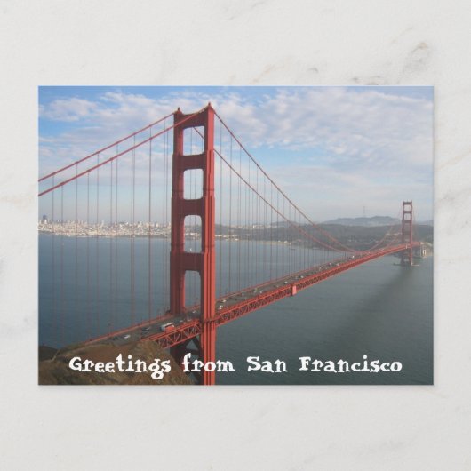Golden gate bridge briefkaart (Voorkant)