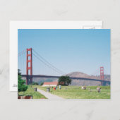 Golden Gate Bridge Briefkaart (Voorkant / Achterkant)