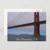 Golden Gate Bridge-Briefkaarten Briefkaart (Voorkant / Achterkant)