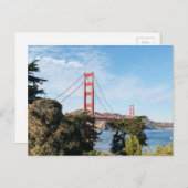Golden Gate Bridge, Californië CA Briefkaart (Voorkant / Achterkant)
