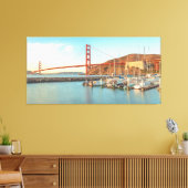 Golden Gate Bridge Canvas Afdruk (Insitu (Woonkamer))