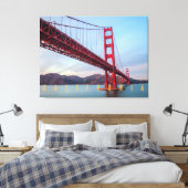 Golden Gate Bridge Canvas Afdruk (Insitu (Slaapkamer))