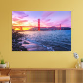 Golden Gate Bridge Canvas Afdruk (Insitu (Woonkamer))
