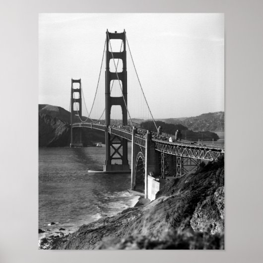 Golden Gate Bridge - Circa 1984 Poster (Voorkant)